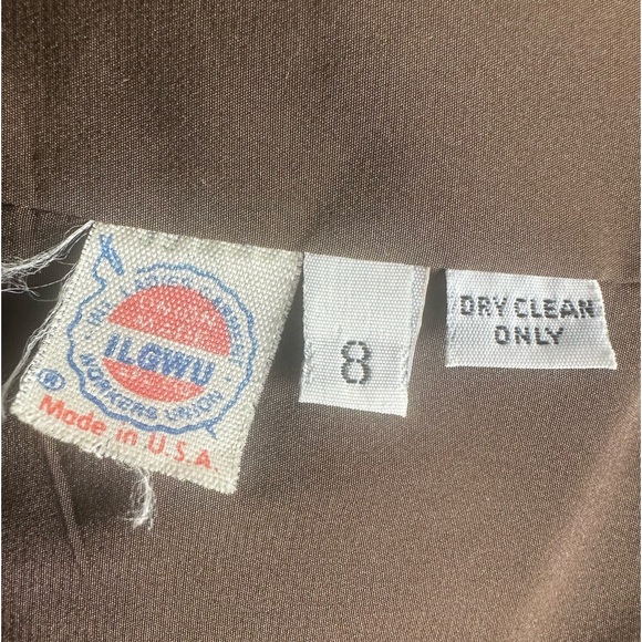 MARTHA Vintage Tweed Wool Long Sleeve Three Button Closure Dress Women’s Size 8 - Picture 9 of 16